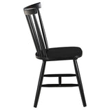 Hollyoak Windsor Wood Dining Side Chair Black (Set of 2) - 183042