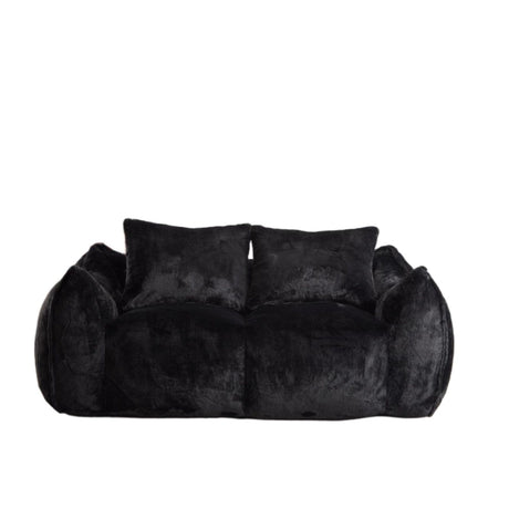 Giant Bean Bag Couch, Ultra Soft Fluffy Loveseat For Living Room