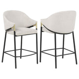Chadwick Fabric Upholstered Counter Height Chair Beige (Set of 2) - 183436N