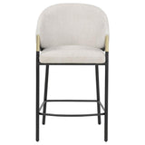 Chadwick Fabric Upholstered Counter Height Chair Beige (Set of 2) - 183436N
