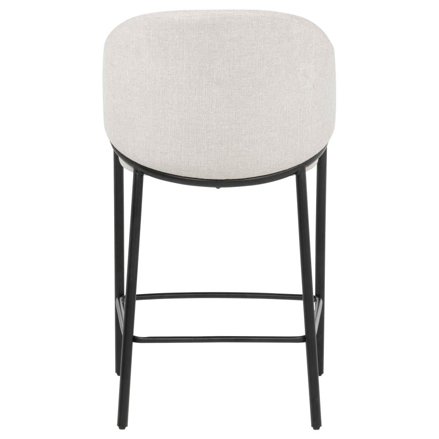 Chadwick Fabric Upholstered Counter Height Chair Beige (Set of 2) - 183436N