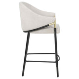 Chadwick Fabric Upholstered Counter Height Chair Beige (Set of 2) - 183436N