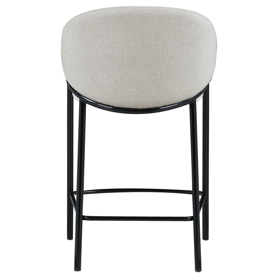 Chadwick Fabric Upholstered Counter Chair Beige (Set of 2) - 183436