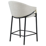 Chadwick Fabric Upholstered Counter Chair Beige (Set of 2) - 183436