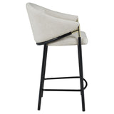 Chadwick Fabric Upholstered Counter Chair Beige (Set of 2) - 183436