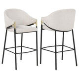 Chadwick Fabric Upholstered Bar Chair Beige (Set of 2) - 183437N