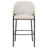 Chadwick Fabric Upholstered Bar Chair Beige (Set of 2) - 183437N