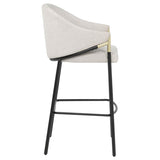 Chadwick Fabric Upholstered Bar Chair Beige (Set of 2) - 183437N