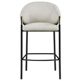 Chadwick Fabric Upholstered Bar Chair Beige (Set of 2) - 183437