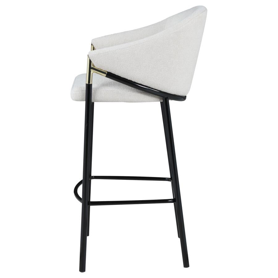 Chadwick Fabric Upholstered Bar Chair Beige (Set of 2) - 183437
