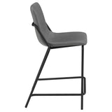 Earnest Upholstered Counter Chair Grey (Set of 2) - 183452