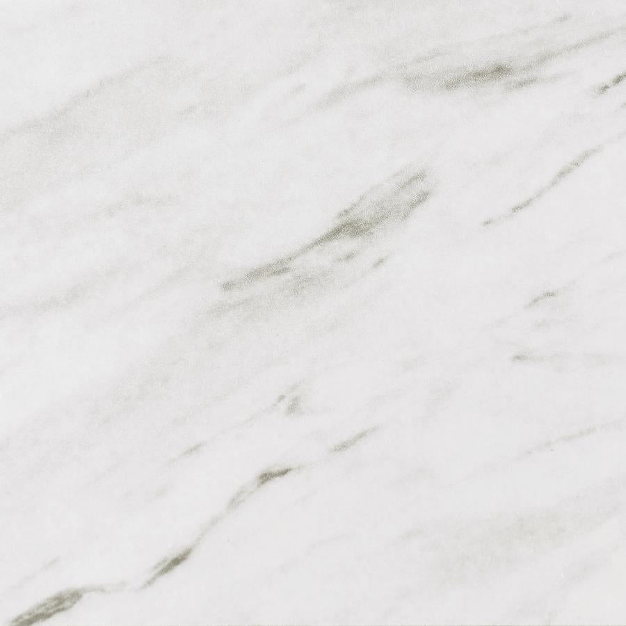 Bexter Round 35-inch Faux Marble Bistro Bar Table Chrome - 183526