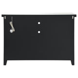 Melinda 2-door LED Mirrored Wine Storage Bar Cabinet Silver - 183627