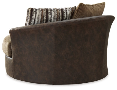 Alesbury Sofa, Oversized Chair, Swivel Chair and Ottoman - 18704U2