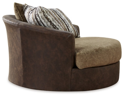 Alesbury Sofa, Oversized Chair, Swivel Chair and Ottoman - 18704U2