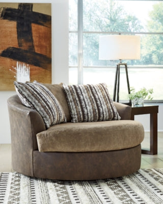 Alesbury Sofa, Oversized Chair, Swivel Chair and Ottoman - 18704U2