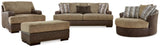 Alesbury Sofa, Oversized Chair, Swivel Chair and Ottoman - 18704U2