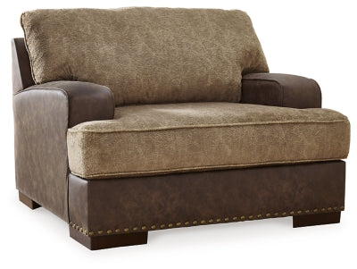 Alesbury Oversized Chair and Ottoman - 18704U3