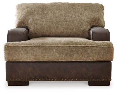 Alesbury Sofa, Oversized Chair, Swivel Chair and Ottoman - 18704U2