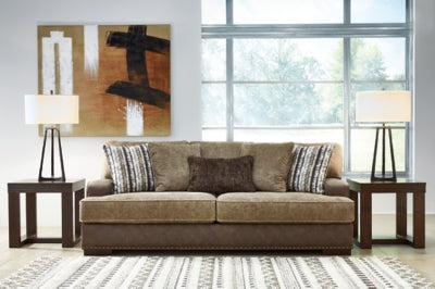 Alesbury Sofa and Oversized Swivel Accent Chair - 18704U5