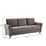 Patricia - Curved Arm 3 Seater Sofa
