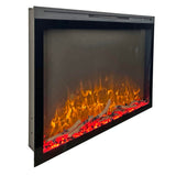 Built In Electric Fireplace With LED Flame Effects