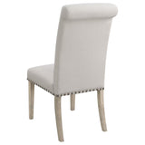 Salem Fabric Upholstered Dining Side Chair Beige (Set of 2) - 190152