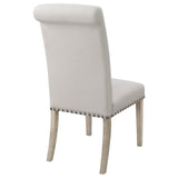Salem Fabric Upholstered Dining Side Chair Beige (Set of 2) - 190152
