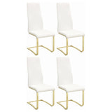 Montclair Upholstered Dining Side Chair White (Set of 4) - 190512