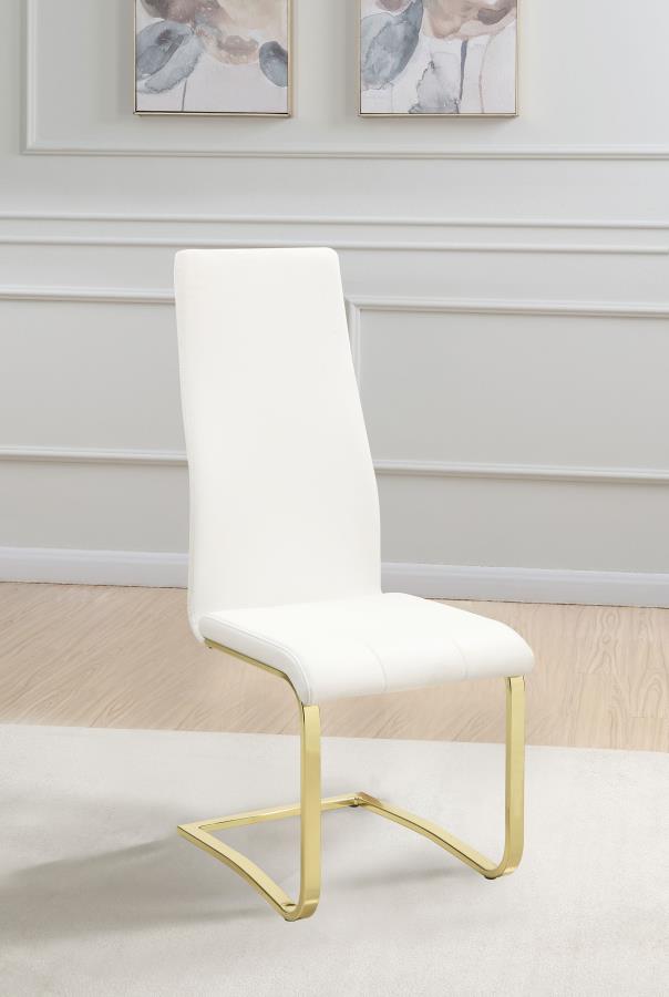 Montclair Upholstered Dining Side Chair White (Set of 4) - 190512