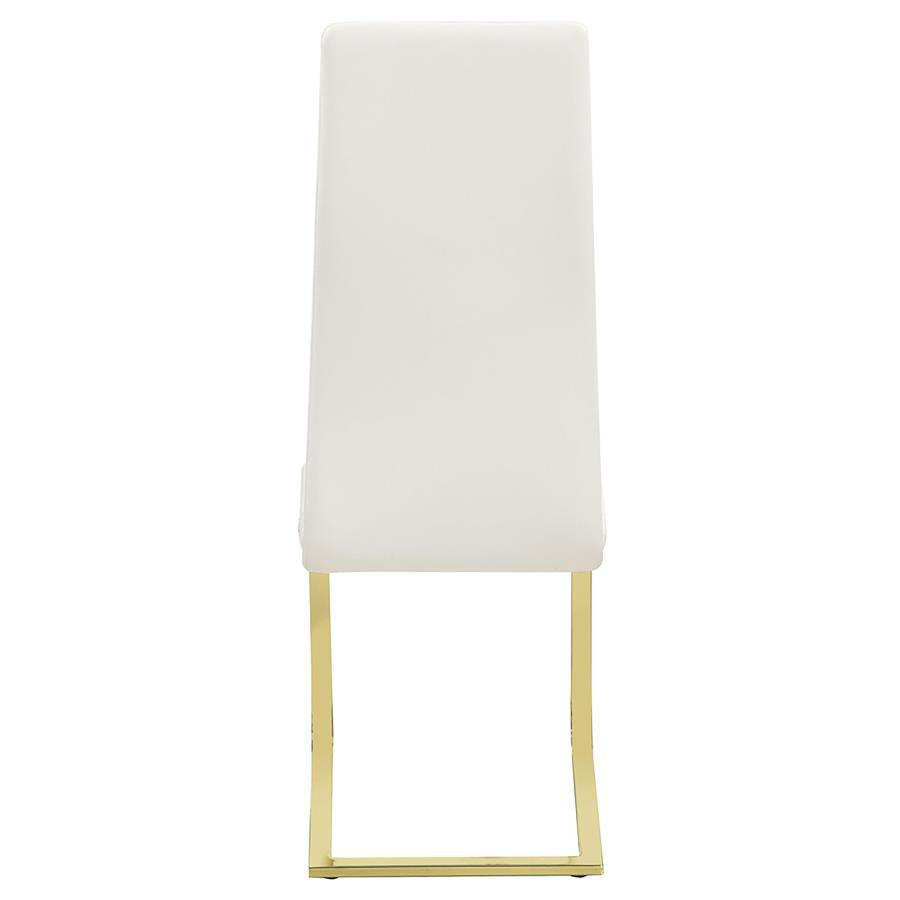 Montclair Upholstered Dining Side Chair White (Set of 4) - 190512