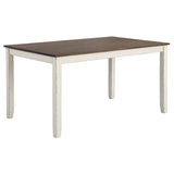 Fortress 7-piece Rectangular Dining Set Vintage Vanilla - 190721
