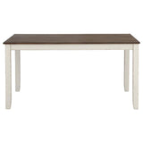Fortress 7-piece Rectangular Dining Set Vintage Vanilla - 190721