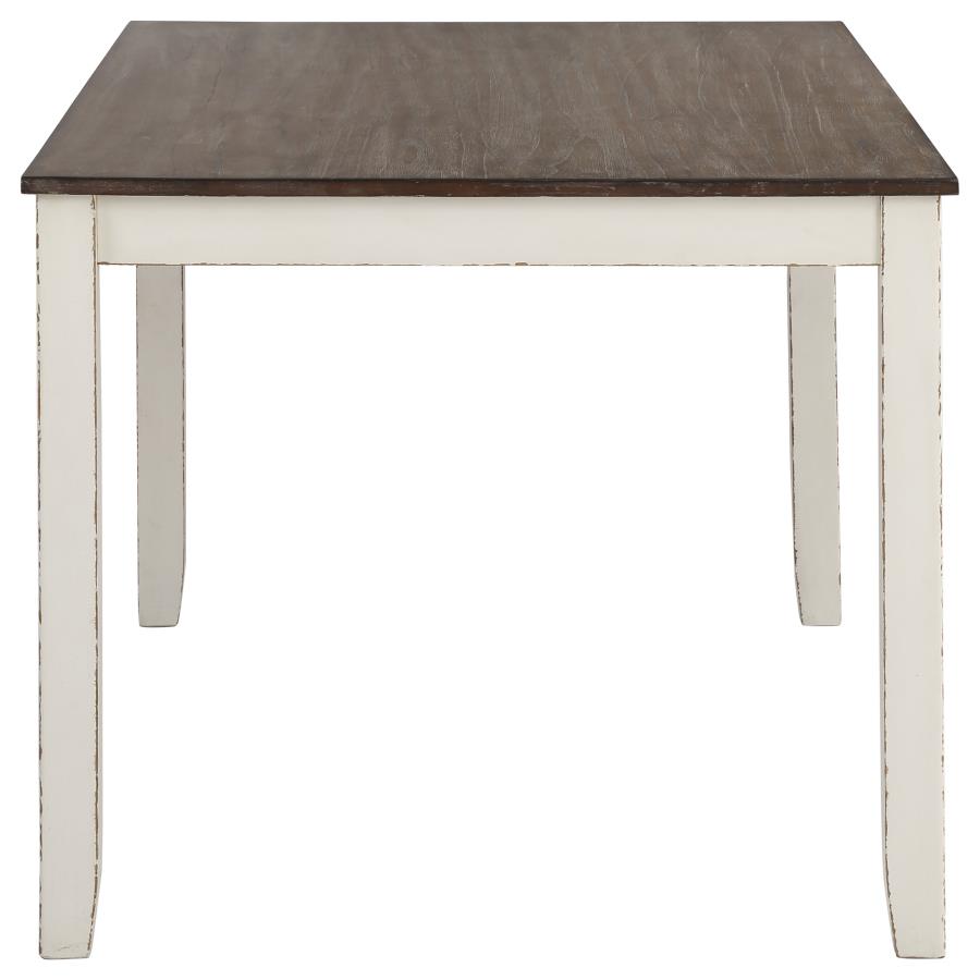 Fortress 7-piece Rectangular Dining Set Vintage Vanilla - 190721