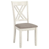 Fortress 7-piece Rectangular Dining Set Vintage Vanilla - 190721