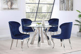 Cheyanne Upholstered Dining Side Chair Ink Blue (Set of 2) - 190745