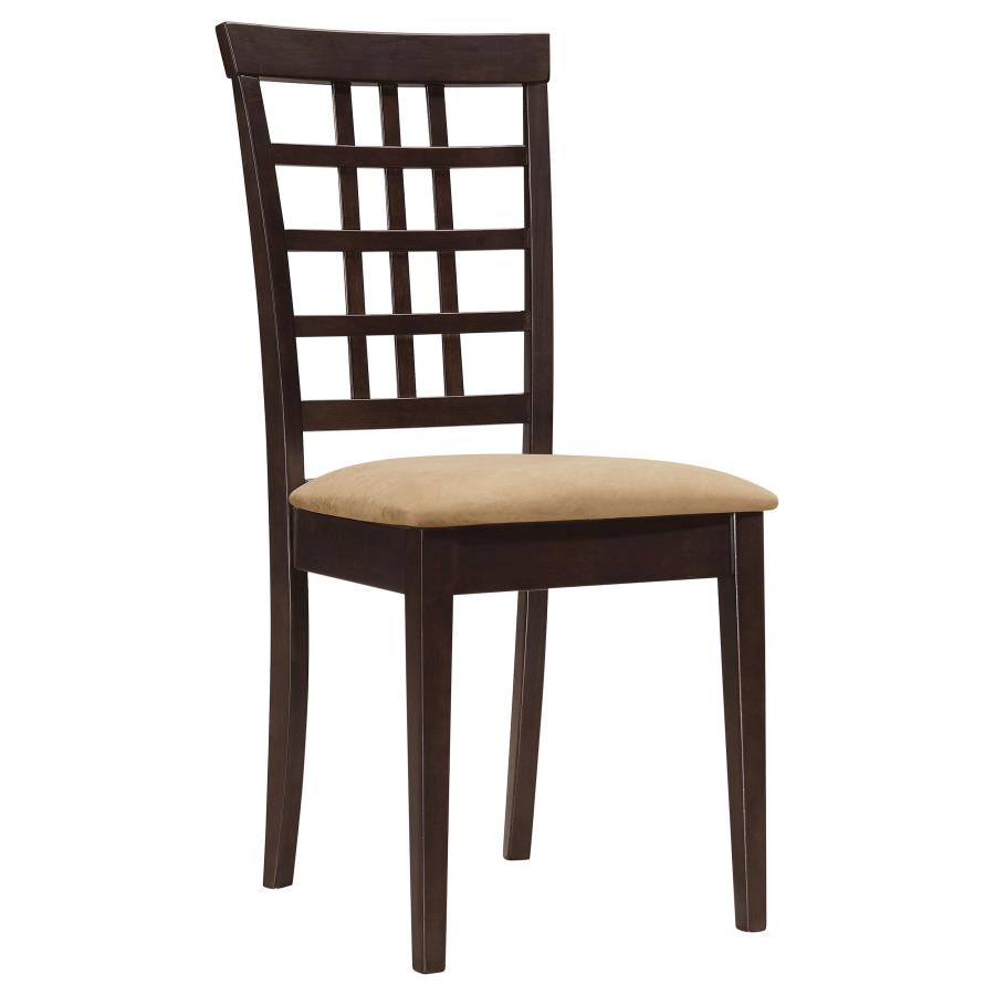 Kelso 3-piece Drop Leaf Dining Table Set Cappuccino and Tan - 190821-S3