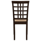 Kelso 3-piece Drop Leaf Dining Table Set Cappuccino and Tan - 190821-S3