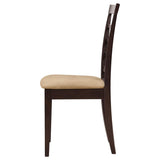 Kelso Lattice Back Dining Side Chair Cappuccino (Set of 2) - 190822