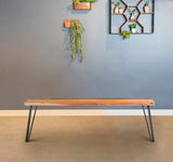 Sherman Wood Dining Bench Natural Acacia - 190913