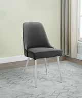 Cabianca Upholstered Dining Side Chair Grey (Set of 2) - 191442