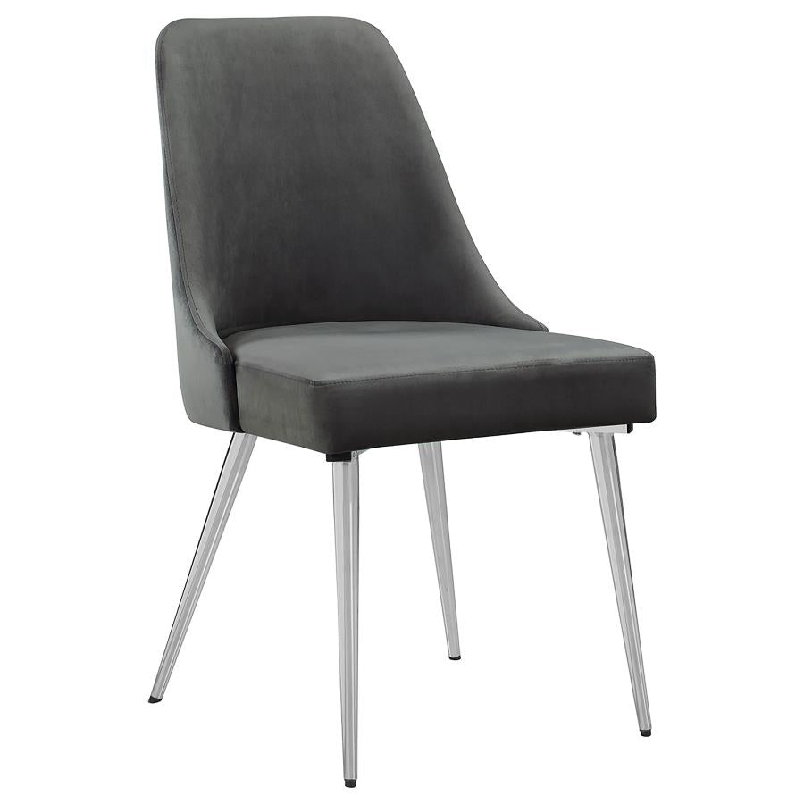 Cabianca Upholstered Dining Side Chair Grey (Set of 2) - 191442