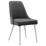 Cabianca Upholstered Dining Side Chair Grey (Set of 2) - 191442
