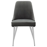Cabianca Upholstered Dining Side Chair Grey (Set of 2) - 191442