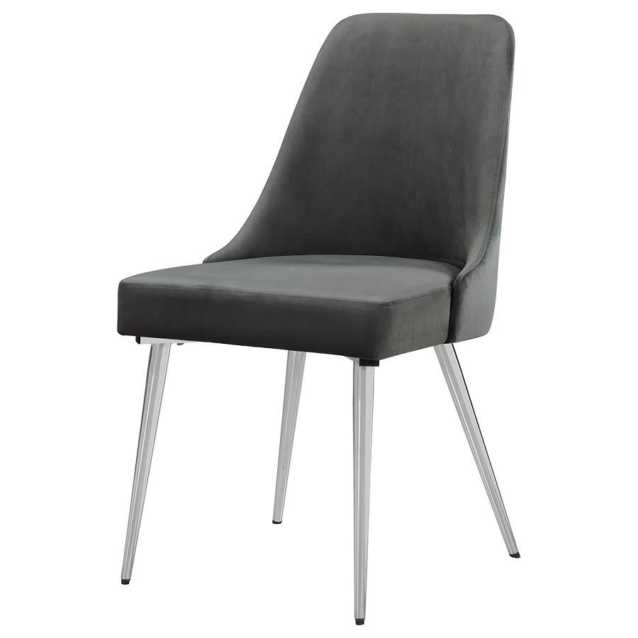 Cabianca Upholstered Dining Side Chair Grey (Set of 2) - 191442