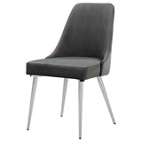 Cabianca Upholstered Dining Side Chair Grey (Set of 2) - 191442