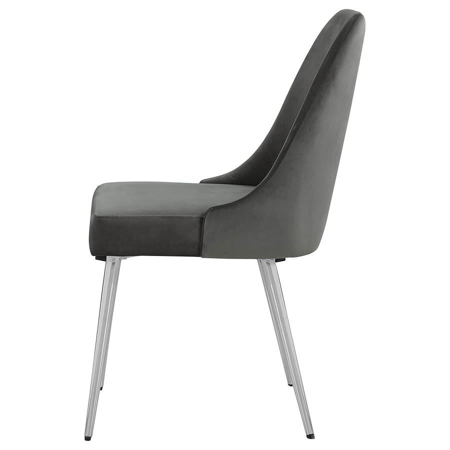 Cabianca Upholstered Dining Side Chair Grey (Set of 2) - 191442