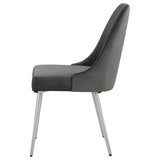 Cabianca Upholstered Dining Side Chair Grey (Set of 2) - 191442