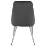 Cabianca Upholstered Dining Side Chair Grey (Set of 2) - 191442
