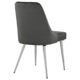Cabianca Upholstered Dining Side Chair Grey (Set of 2) - 191442